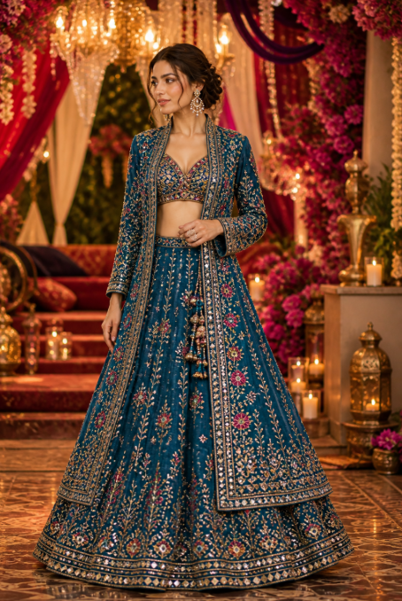 Jacket Lehenga Style 3
